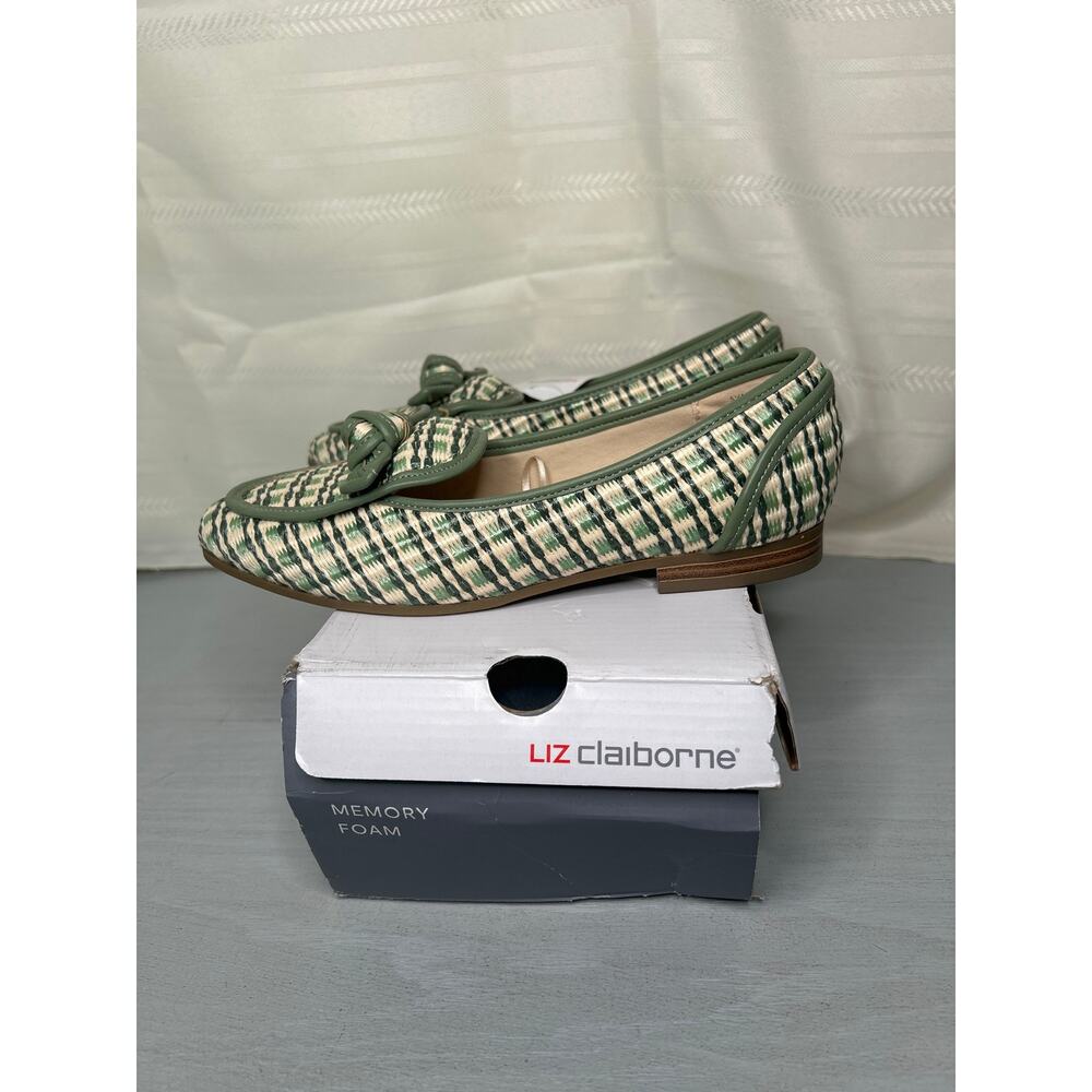 Liz Claiborne Granby Round Toe Loafers Green Multi Womens Size 5.5M - Picture 3 of 15